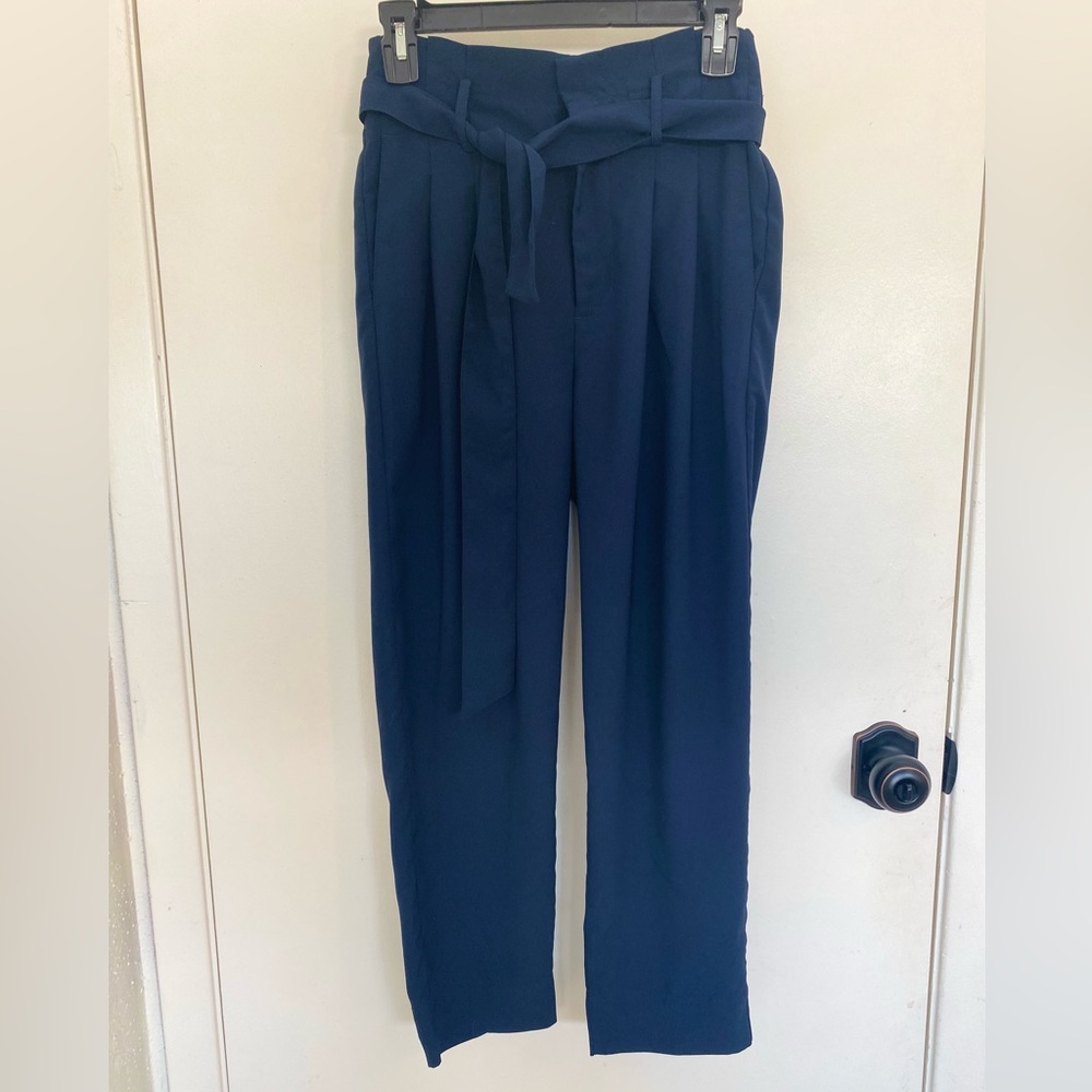 Madewell navy trousers
